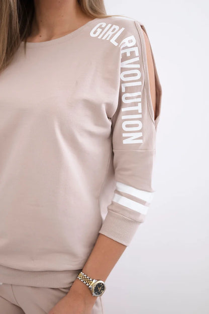 Súprava Girl Revolution béžový univerzálne