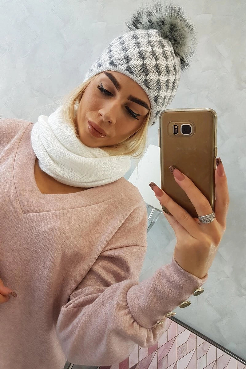 Súprava dámska K155 svetlošedá univerzálne