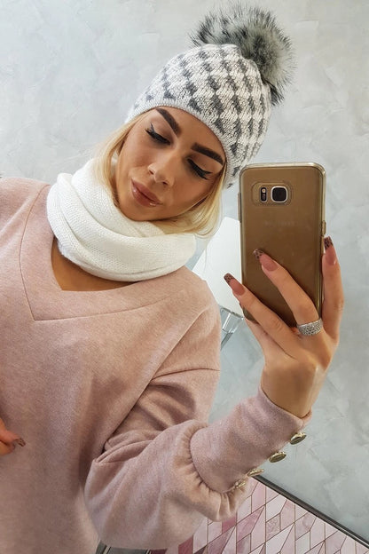 Súprava dámska K155 svetlošedá univerzálne