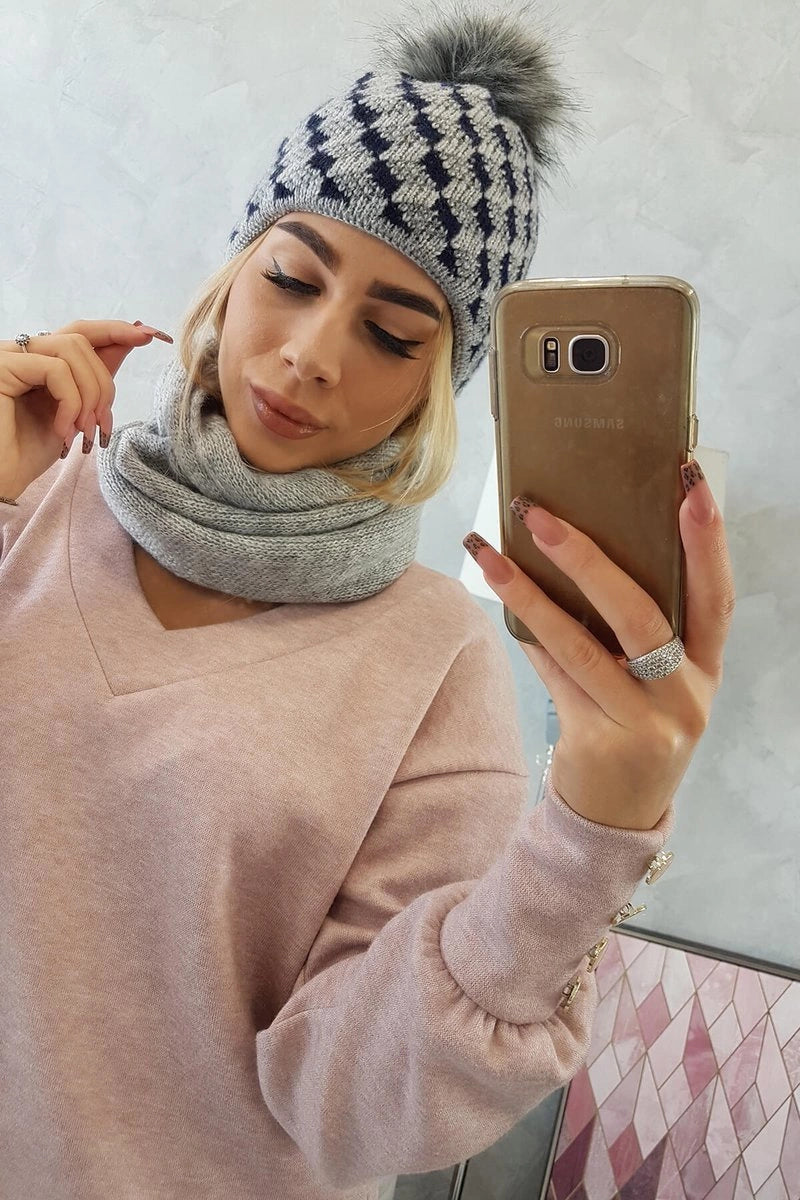Súprava dámska K155 tmavošedá univerzálne