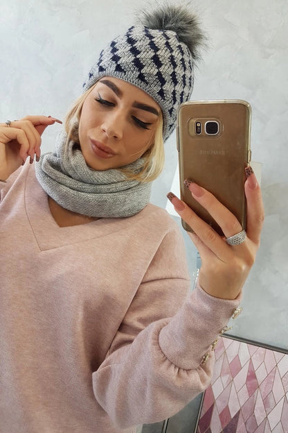 Súprava dámska K155 tmavošedá univerzálne