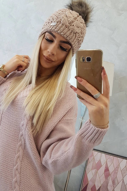 Čapica K166 tmavo béžová univerzálne