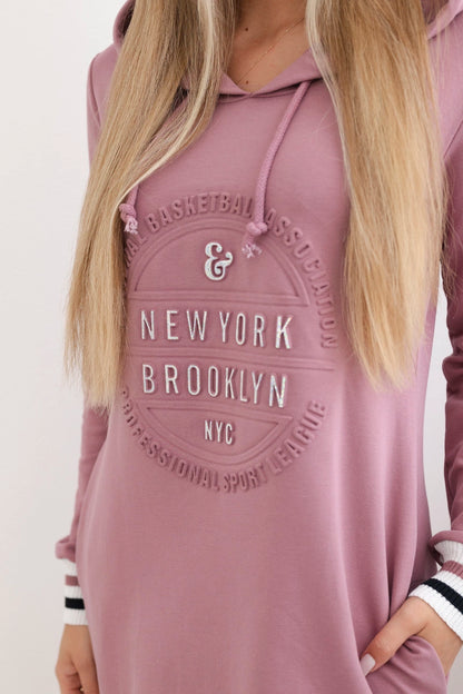 Šaty Brooklyn tmavo ružová univerzálne