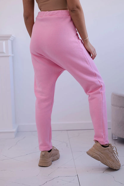 Súprava s nohavičkami Baggy svetlo ružová univerzálne