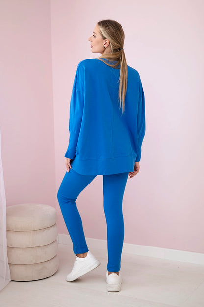 Súprava s oversize blúzkou chrpa univerzálne