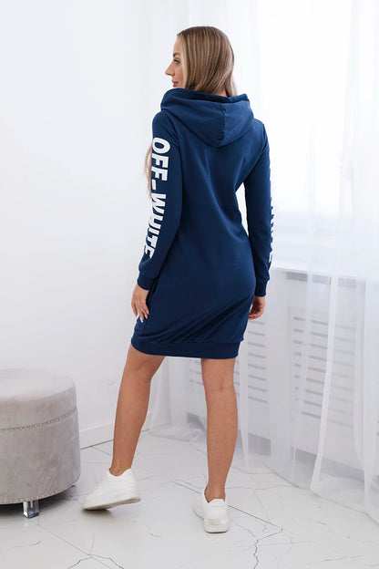 Šaty Off White námorná univerzálne