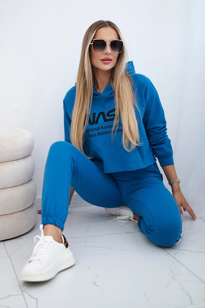 Súprava s potlačou denimovej farby univerzálne