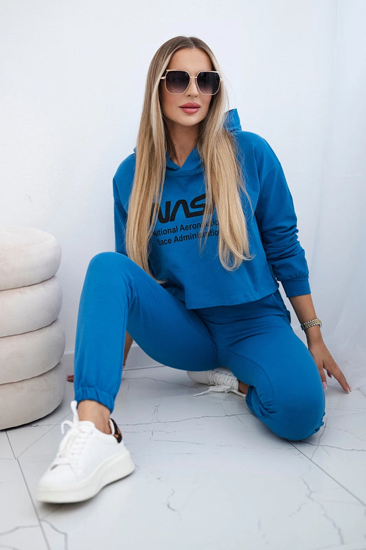Súprava s potlačou denimovej farby univerzálne
