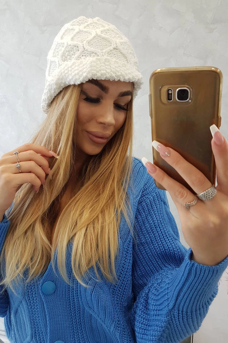 Čapica с fleece Roma Bis K235 biely univerzálne