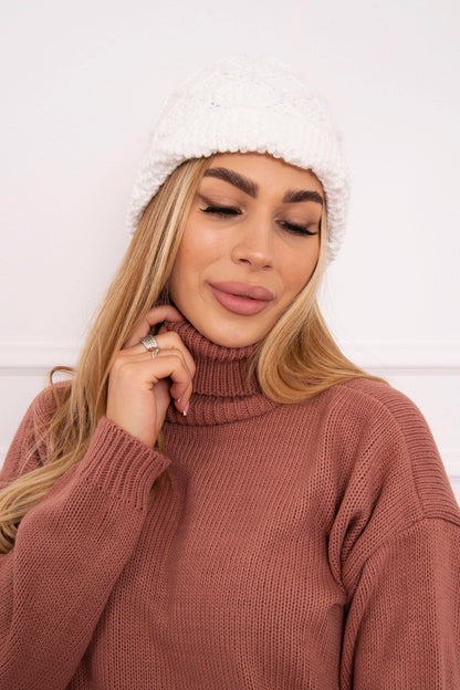Čapica с fleece Roma Bis K235 biely univerzálne