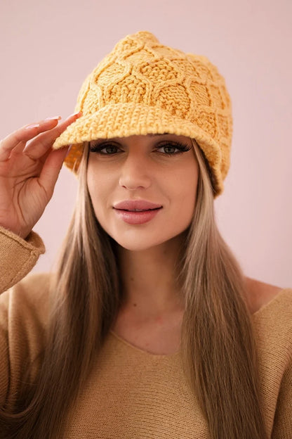Čapica с fleece Roma Bis K235 žltá univerzálne