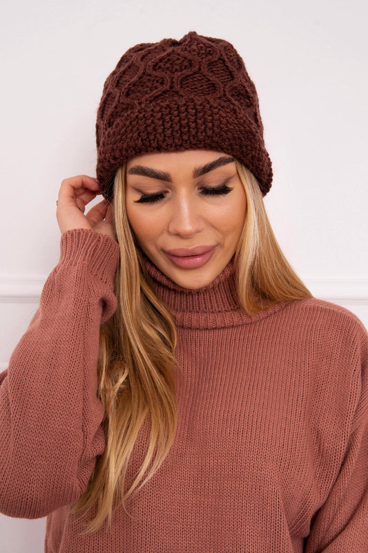 Čapica с fleece Roma Bis K235 hnedá univerzálne