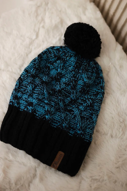Čapica с fleece Milano K203 tyrkysová melanž+čierna univerzálne