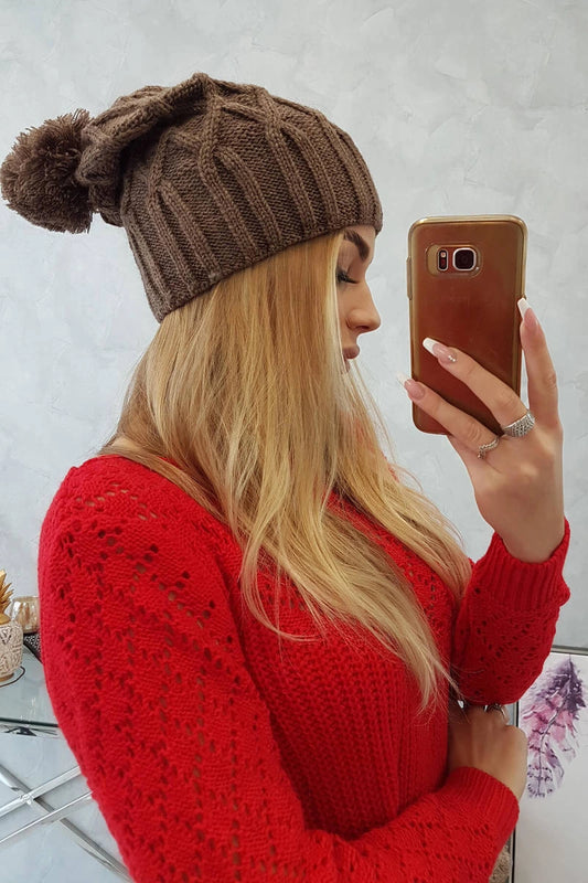 Čapica с fleece Milano K203 mocca univerzálne