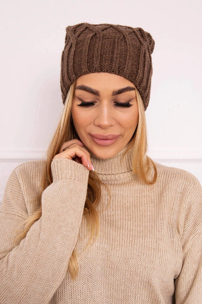 Čapica с fleece Milano K203 mocca univerzálne