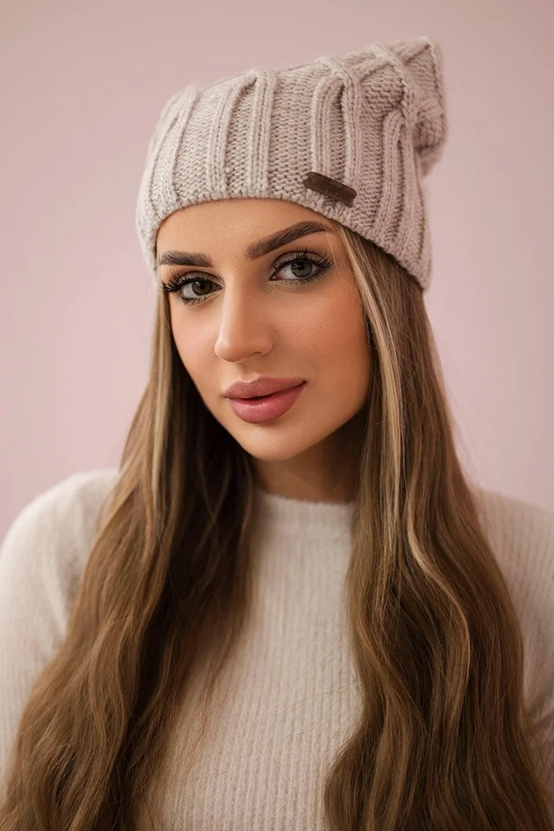 Čapica с fleece Milano K203 svetlo béžová univerzálne