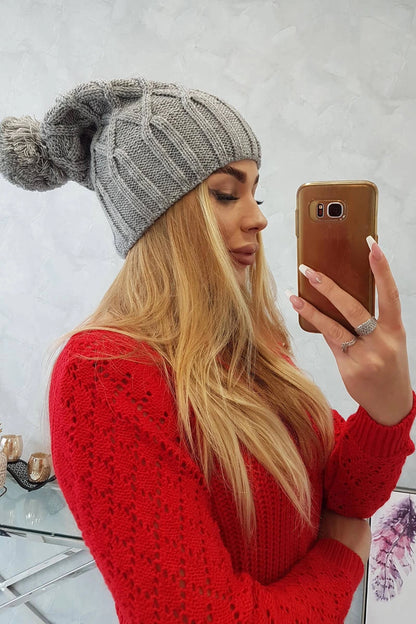 Čapica с fleece Milano K203 svetlo sivá univerzálne