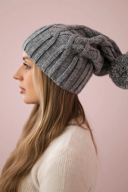 Čapica с fleece Milano K203 tmavo-sivá univerzálne