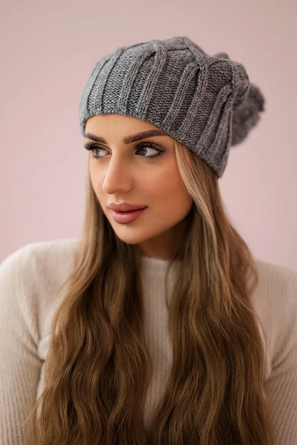 Čapica с fleece Milano K203 tmavo-sivá univerzálne