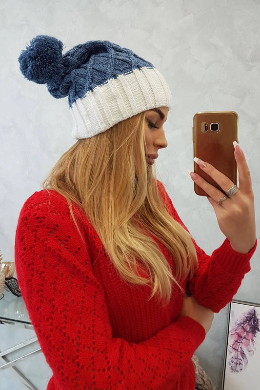 Čapica с fleece Milano K203 džínsy+ecru univerzálne