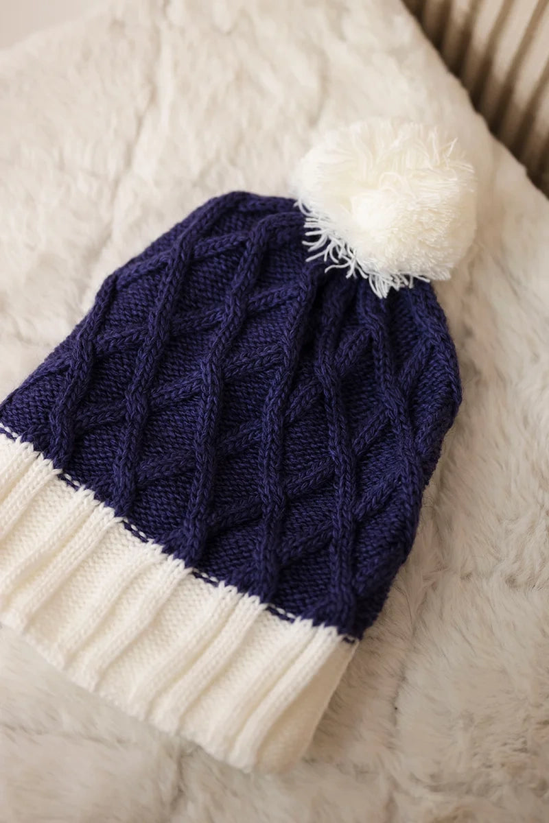 Čapica с fleece Milano K203 tmavo fialová+ecru univerzálne