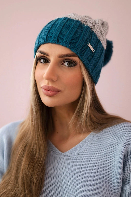Čapica s fleece Paris K212 šedá+more univerzálne