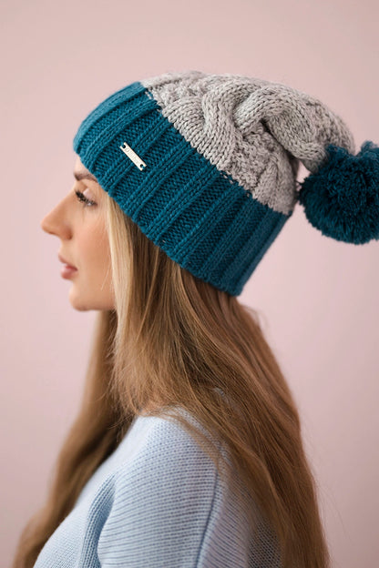 Čapica s fleece Paris K212 šedá+more univerzálne