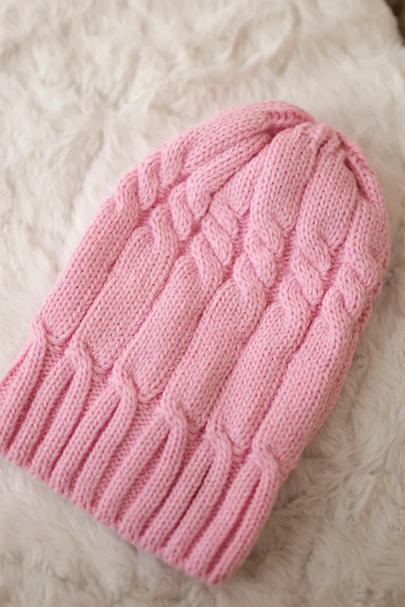 Čapica s fleece Iwona K221 ružová univerzálne