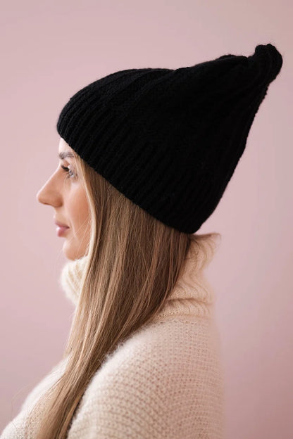 Čapica s fleece Anna K238 čierna univerzálne