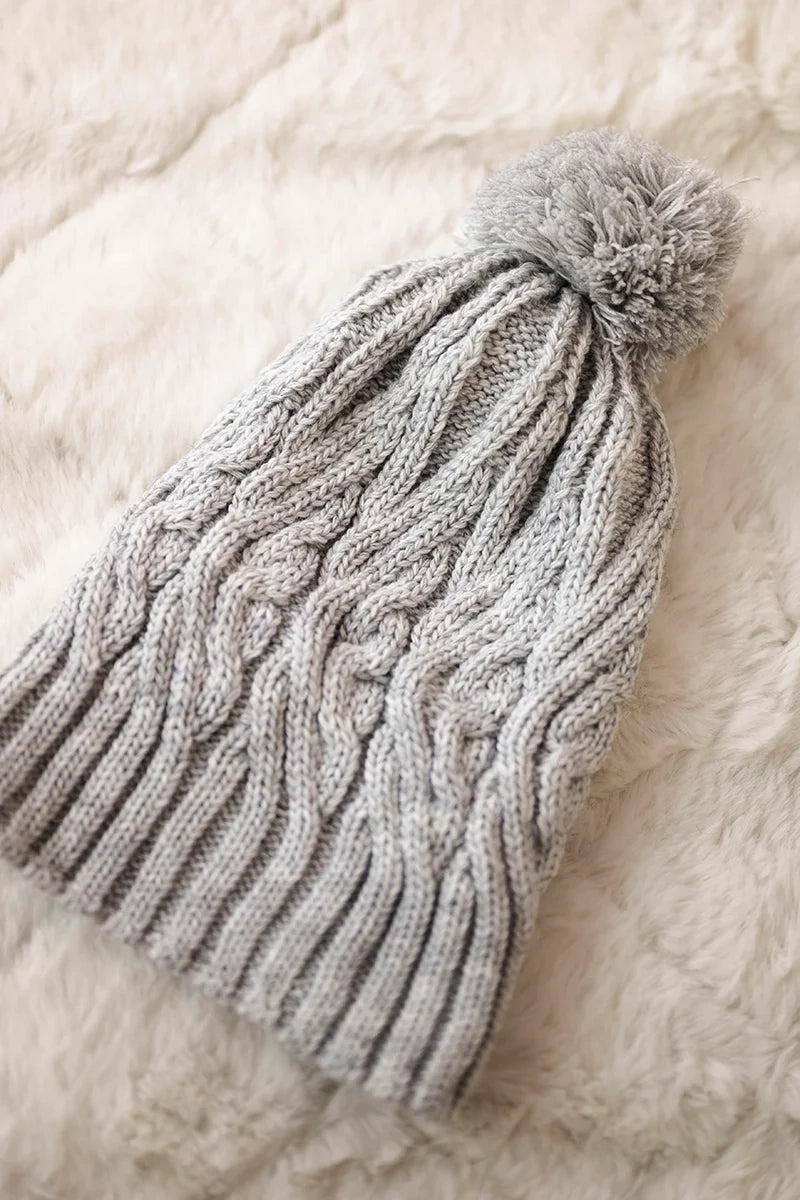 Čapica s fleece Paulina K227 svetlo šedá univerzálne