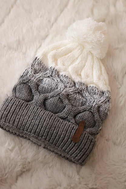 Čapica s fleece Alice K248 sivá+biely univerzálne