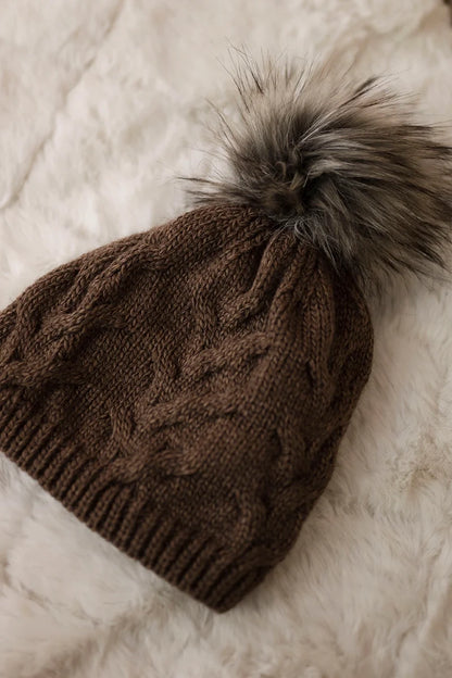 Čapica s fleece Ela K242 hnedá univerzálne