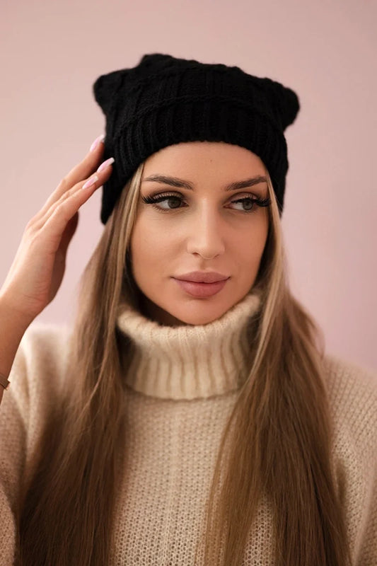 Čapica s fleece Marta K231 čierna univerzálne