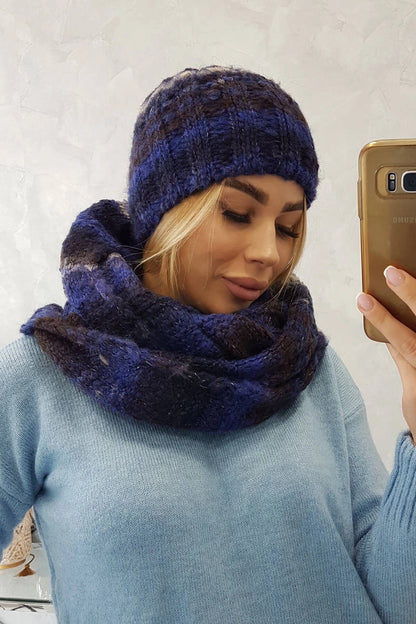 Dámsky set  Zuzanna K257 chrpa + čierna univerzálne