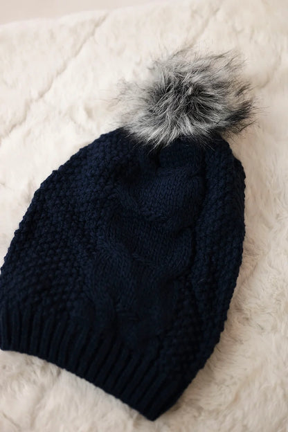 Čapica s fleece Sandra K210 námornícka modrá univerzálne