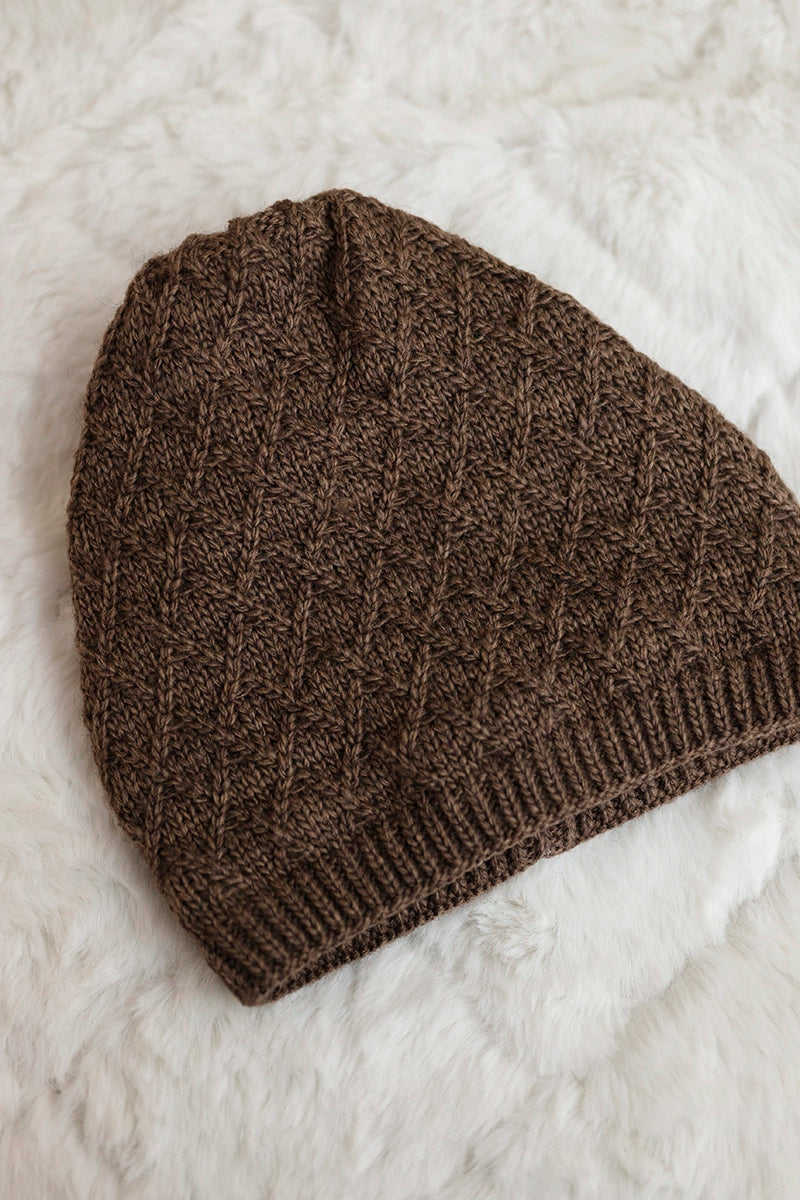 Čapica s fleece Kratka K204 hnedá univerzálne