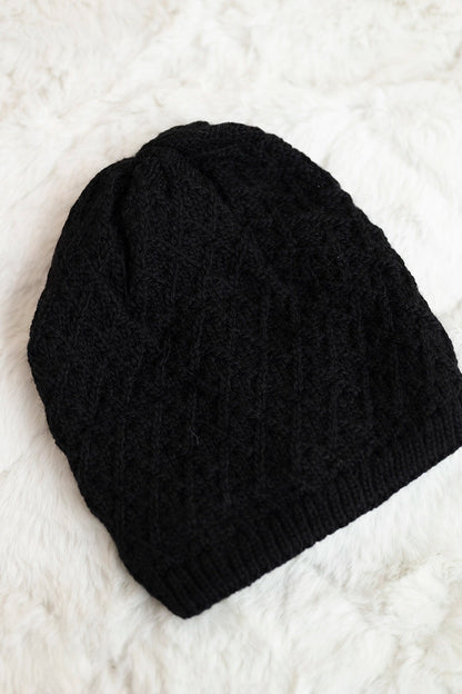Čapica s fleece Kratka K204 čierna univerzálne
