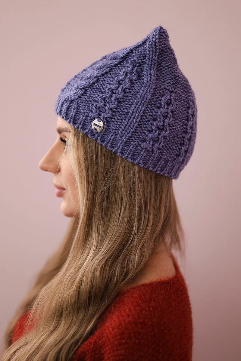 Čapica s fleece Rabbid K237 svetlo fialová univerzálne