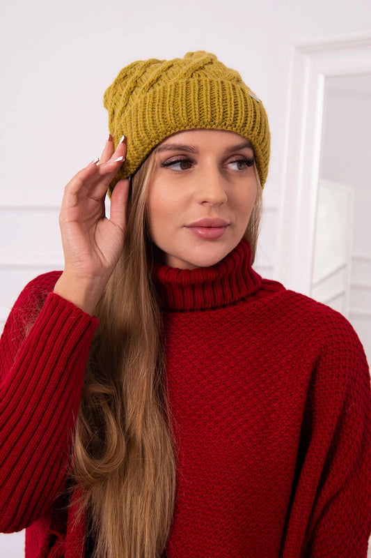 Čapica s fleece Wanda K281 kiwi univerzálne