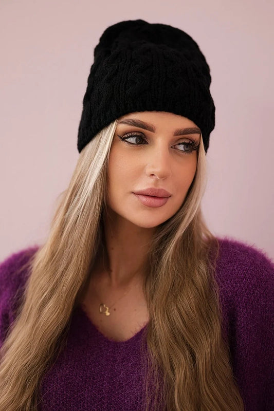 Čapica s fleece Teresa K285 čierna univerzálne
