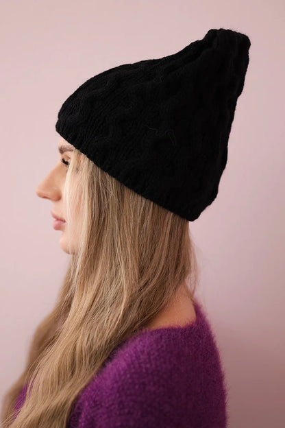 Čapica s fleece Teresa K285 čierna univerzálne
