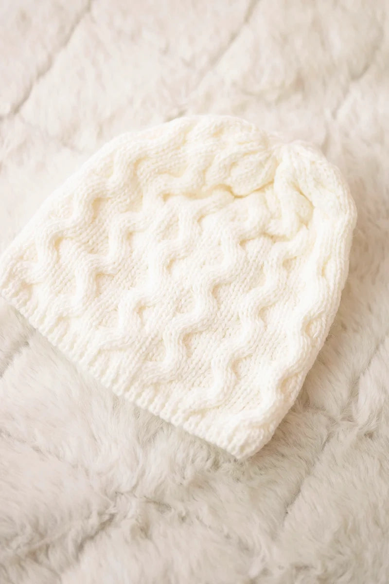 Čapica s fleece Teresa K285 biely univerzálne