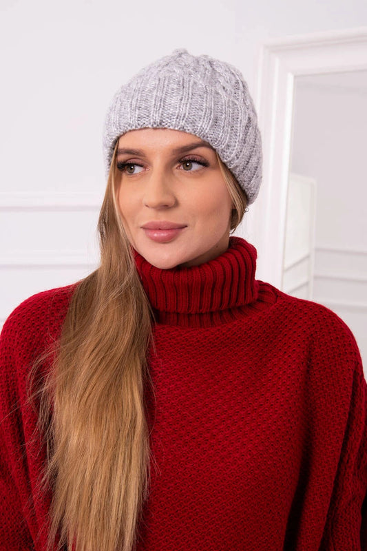 Čiapka s otočením nahor Ariana K299 sivá univerzálne