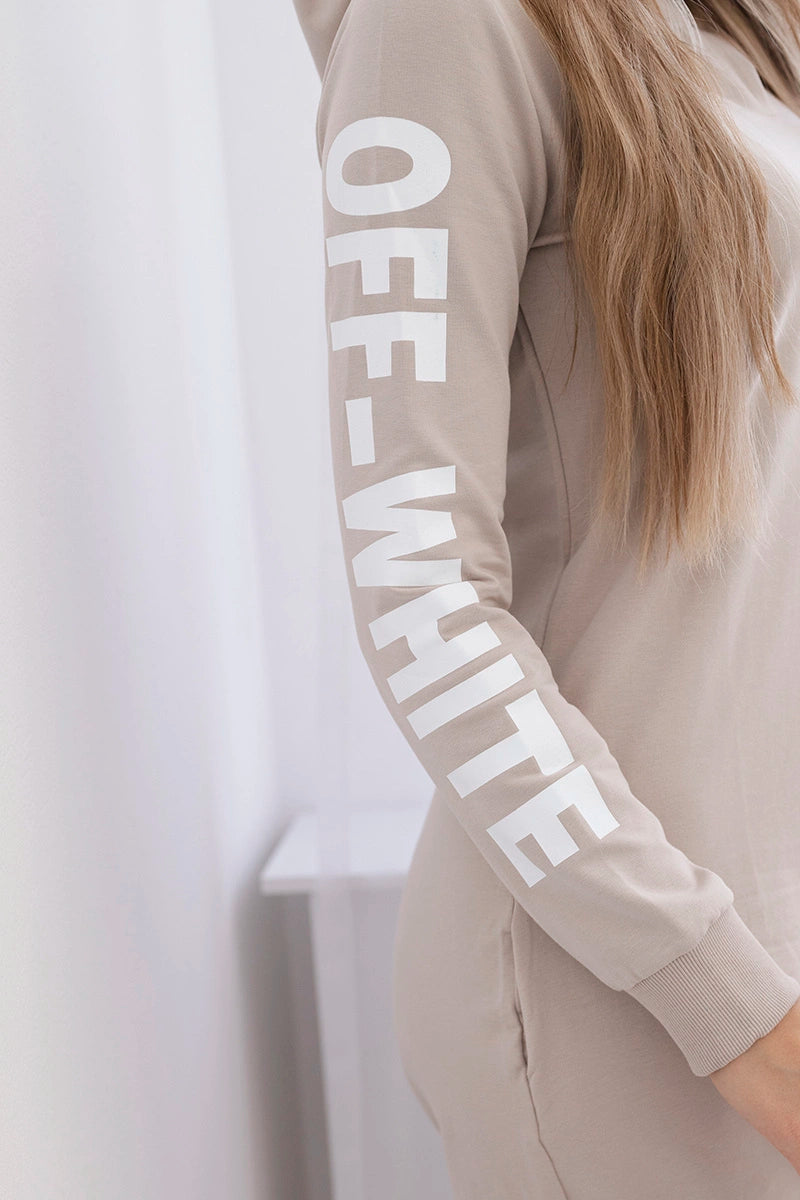 Šaty Off White béžová univerzálne