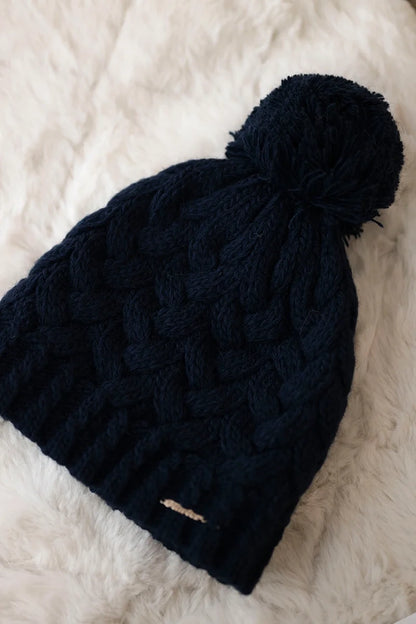 Čapica s fleece Waleria K307 námornícka modrá univerzálne