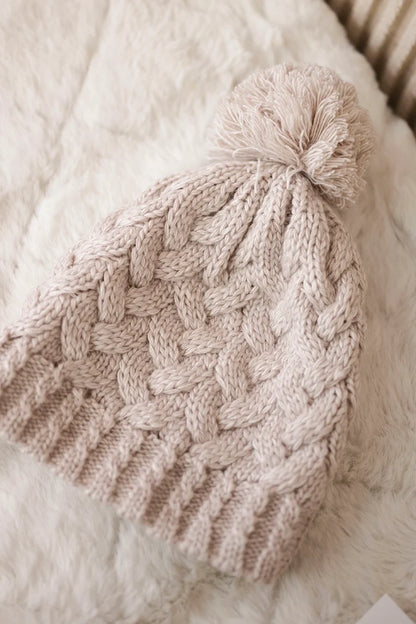 Čapica s fleece Waleria K307 svetlo béžová univerzálne