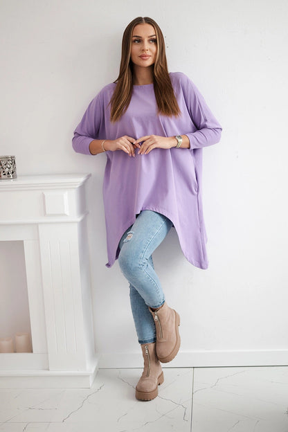 Blúzka oversize fialová univerzálne
