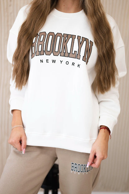 Zateplená suprava Brooklyn světlá béžová