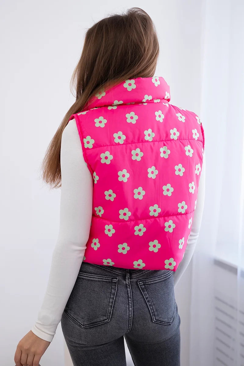 Vesta s malými kvetmi fuchsia univerzálne