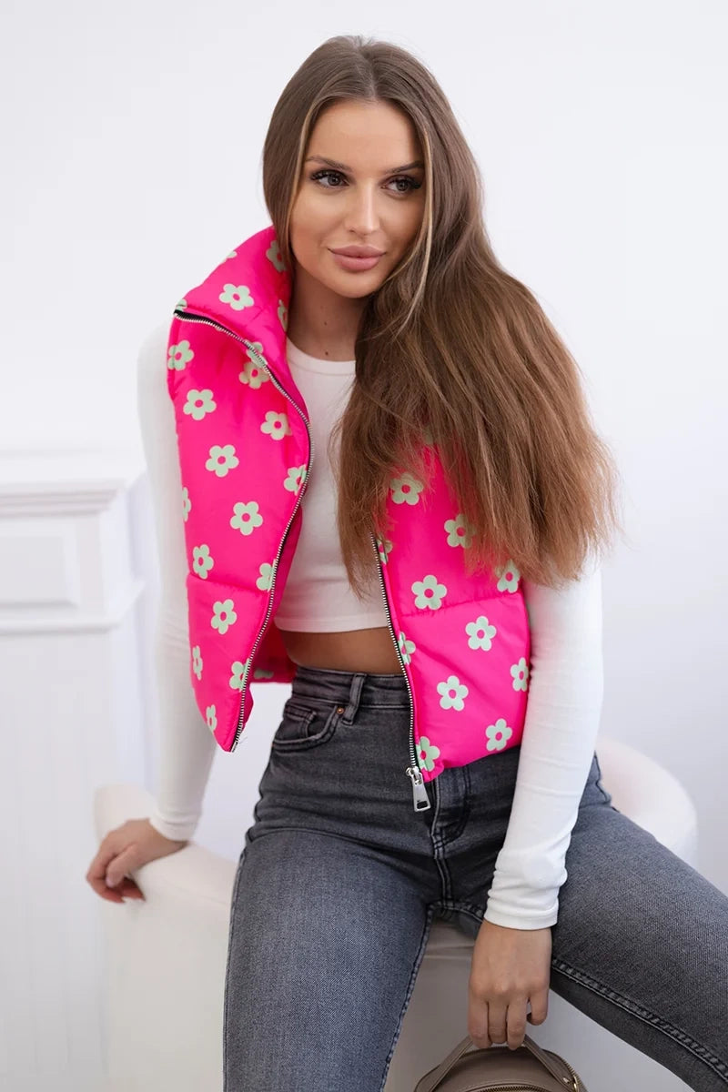 Vesta s malými kvetmi fuchsia univerzálne